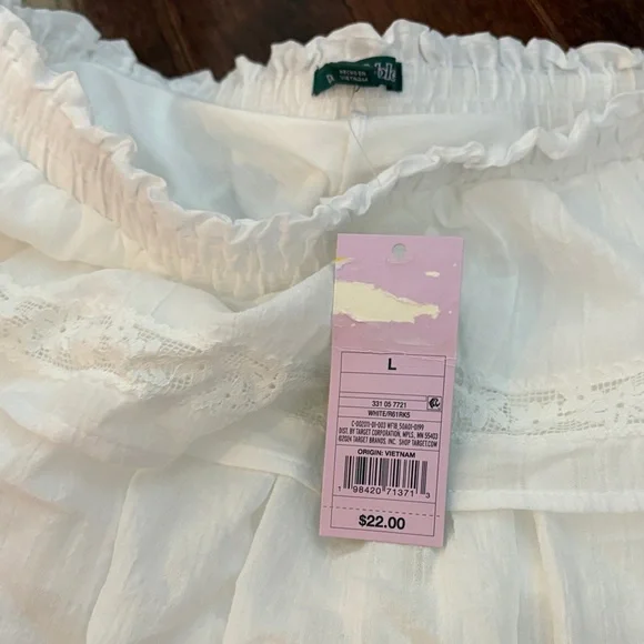 Wild fable White Ruffled Skirt - Picture 2 of 3